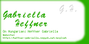 gabriella heffner business card